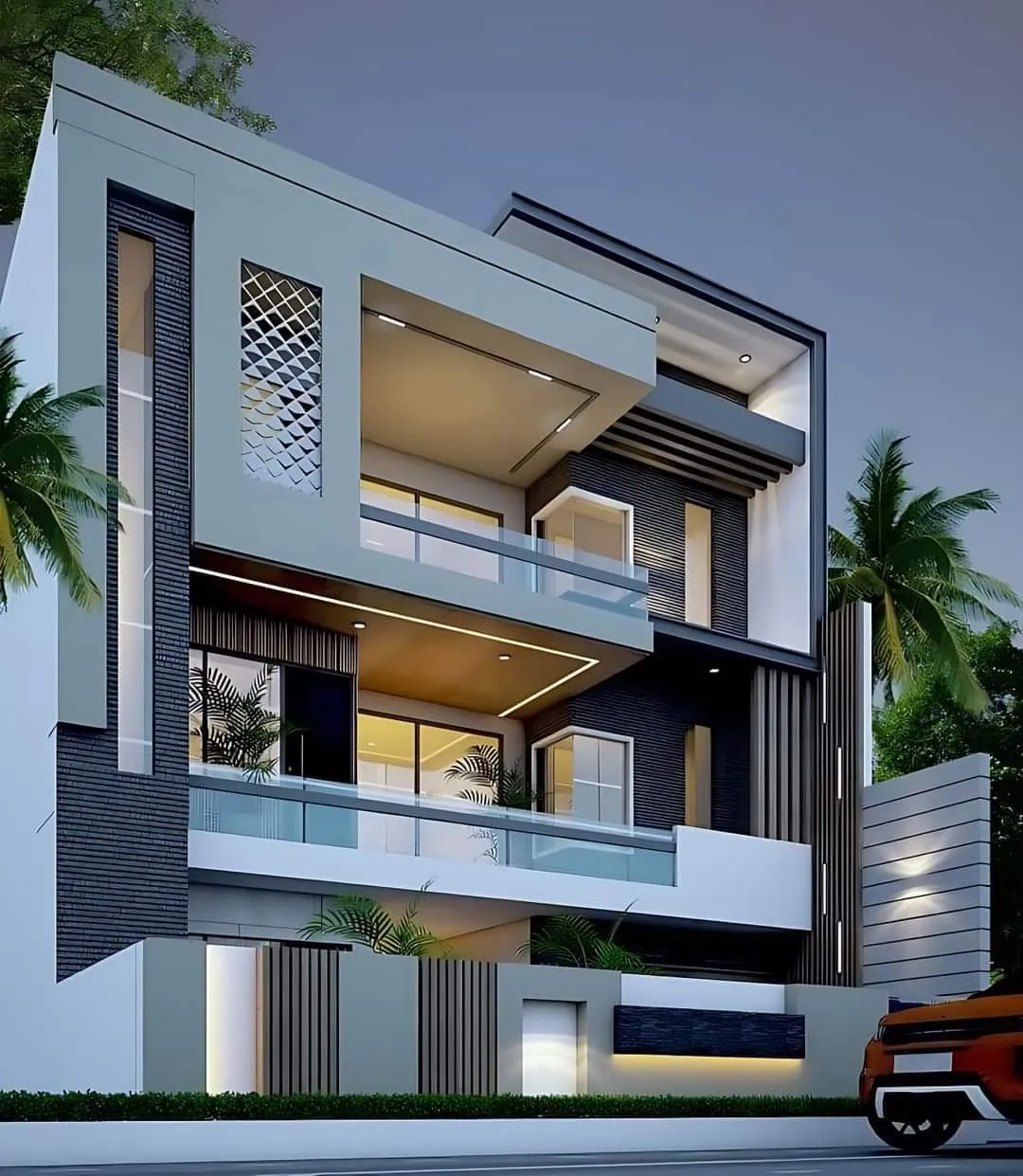 Modern office space construction - Vivaan Constructions